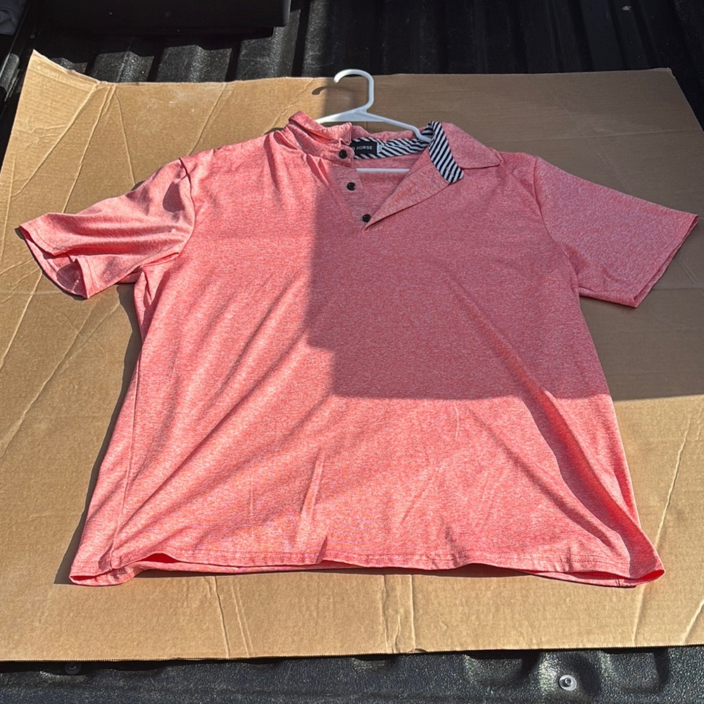 Nike Red Polo Shirt with Athletic Style